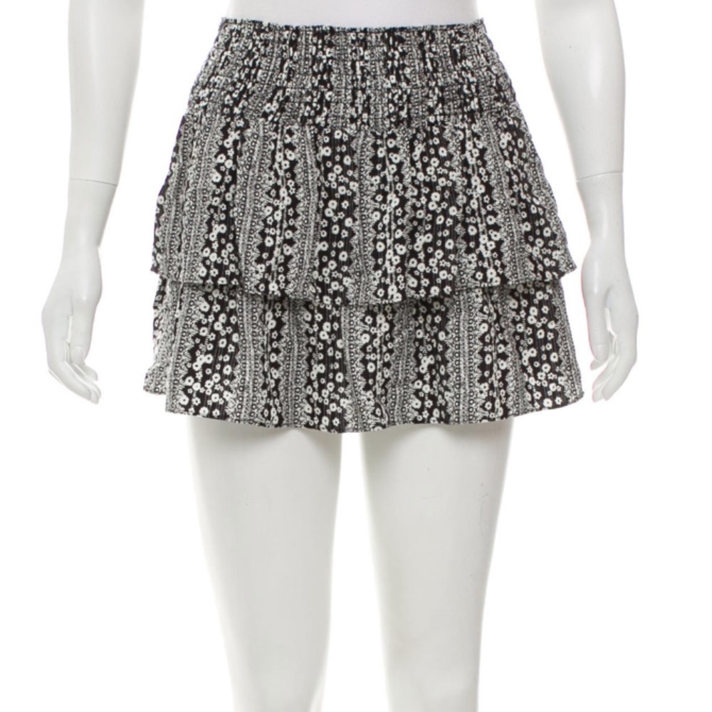 Alice + Olivia Tiered Mini Skirt
